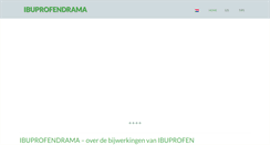 Desktop Screenshot of ibuprofendrama.nl