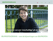 Tablet Screenshot of ibuprofendrama.nl